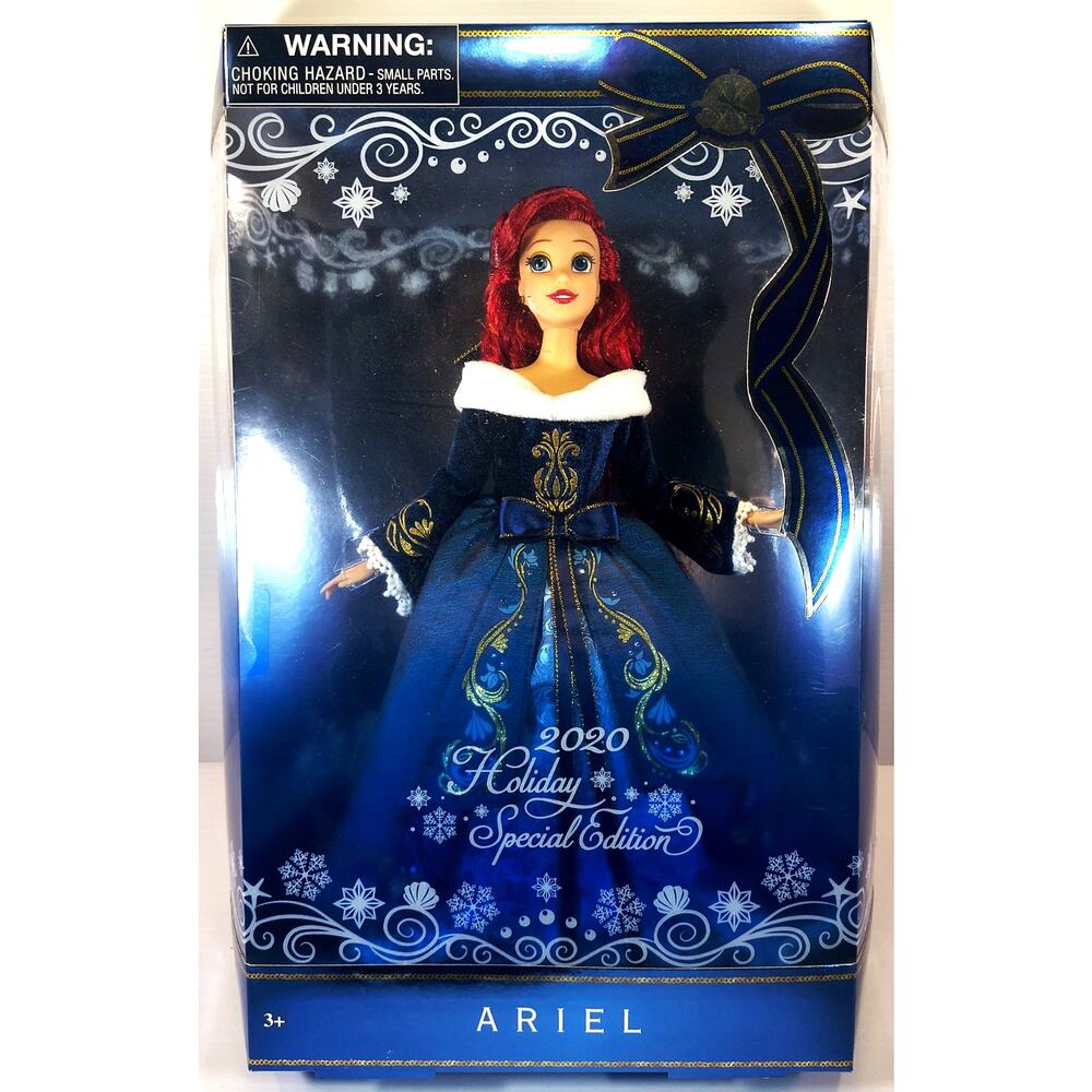 Disney 2020 Holiday Special Edition ARIEL Doll, New, See Pics/Description!